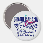 Bahamas Souvenir Geschenk: Grand Bahama Bahamas Cr Magnet (Vorderseite/Rückseite)