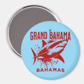 Bahamas Souvenir Geschenk: Grand Bahama Bahamas Sh Magnet (Vorderseite/Rückseite)