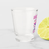 Bahamas Souvenir Geschenk: Grand Bahama Flamingo B Schnapsglas (Links)