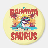 Bahamas Souvenir Geschenk: Grand Bahama Saurus T-R Magnet (Vorne)