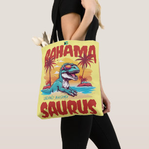 Bahamas Souvenir Geschenk: Grand Bahama Saurus T-R Tasche
