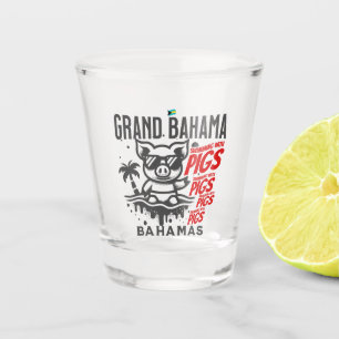 Bahamas Souvenir Geschenk: Grand Bahama Schwimmsch Schnapsglas