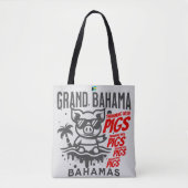 Bahamas Souvenir Geschenk: Grand Bahama Schwimmsch Tasche (Vorderseite)