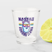 Bahamas Souvenir Geschenk: Nassau Bahamas Bahama L Schnapsglas (Vorderseite)