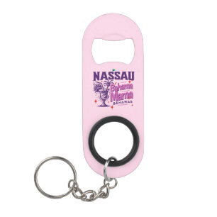 Bahamas Souvenir Geschenk: Nassau Bahamas Bahama M Mini Flaschenöffner