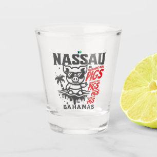Bahamas Souvenir-Geschenk: Nassau Bahamas schwimme Schnapsglas