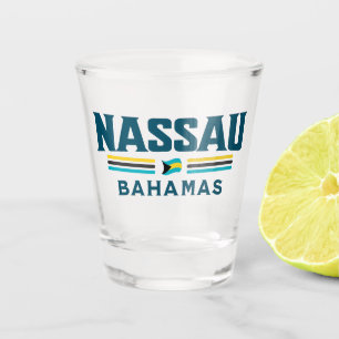 Bahamas Souvenir-Geschenk: Nassau Bahamas Unabhäng Schnapsglas
