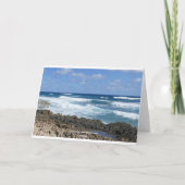 Bahamas Splash, Great Abaco Island, The Bahamas" Karte (Rückseite)