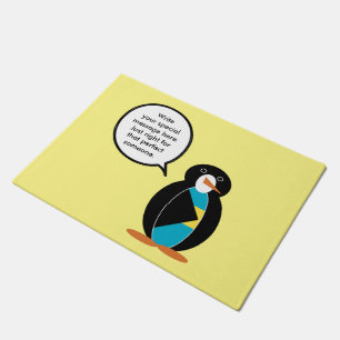 Bahamas sprechende Fräulein Pinguin Fußmatte