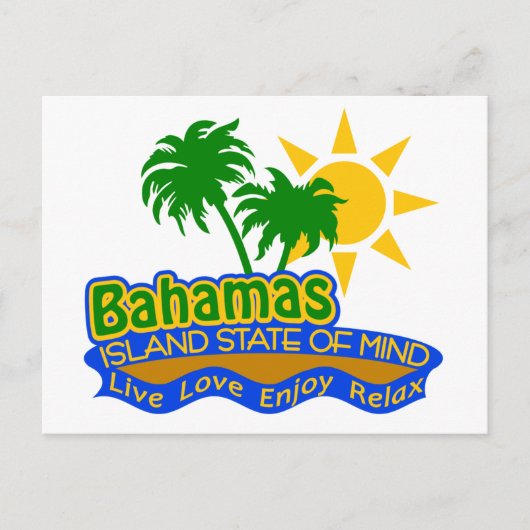 Bahamas-Staat der Postkarte (Vorderseite)