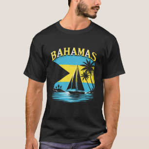 Bahamas Stolz Bahamianer Flagge T-Shirt