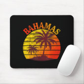 Bahamas Strand Trocal Sommerurlaub Palmenbaum Mousepad (Mit Mouse)