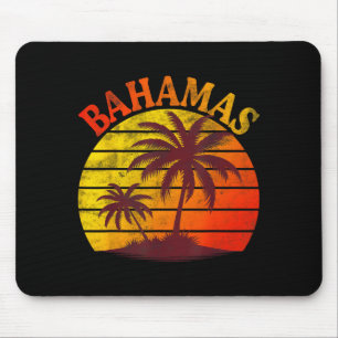 Bahamas Strand Trocal Sommerurlaub Palmenbaum Mousepad