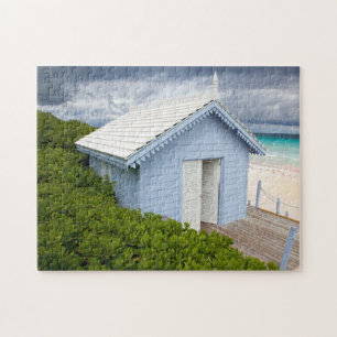 Bahamas-Strandlandschaft. Puzzle