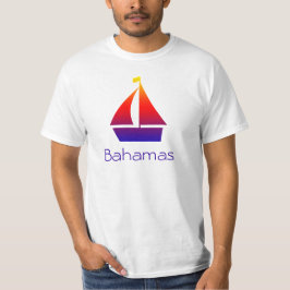 Bahamas Sunset Sailboat Bahamas Urlaub T-Shirt