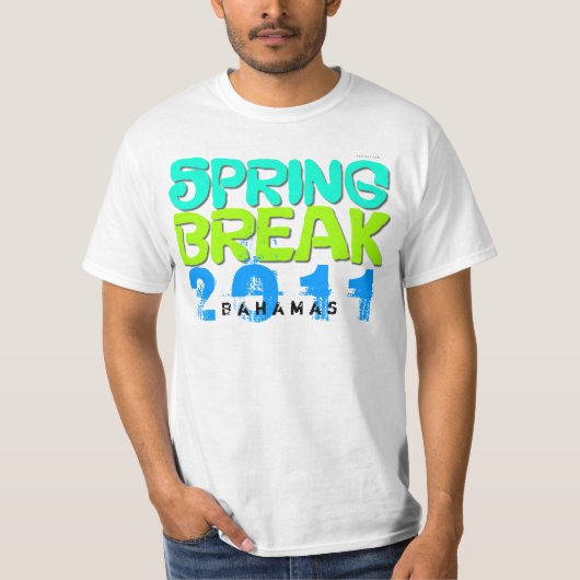 Bahamas-T - Shirt des Frühlings-Bruch-2011 (Vorderseite)
