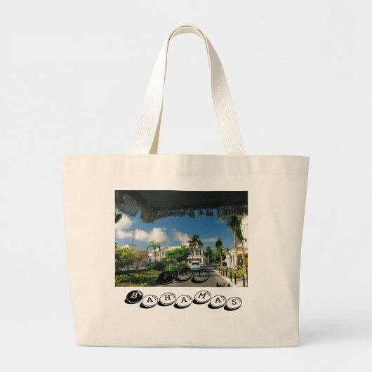 Bahamas-Tasche Jumbo Stoffbeutel (Vorne)