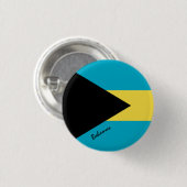 Bahamas-Taste, patriotische Bahamas-Flag-Mode Button (Vorne & Hinten)