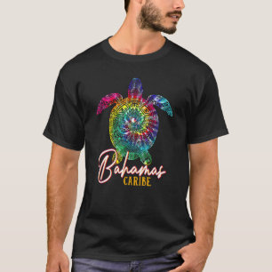 Bahamas Tie Dye Meeresschildkröte Caribe passende T-Shirt