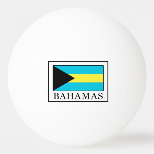 Bahamas Tischtennisball (Vorderseite)