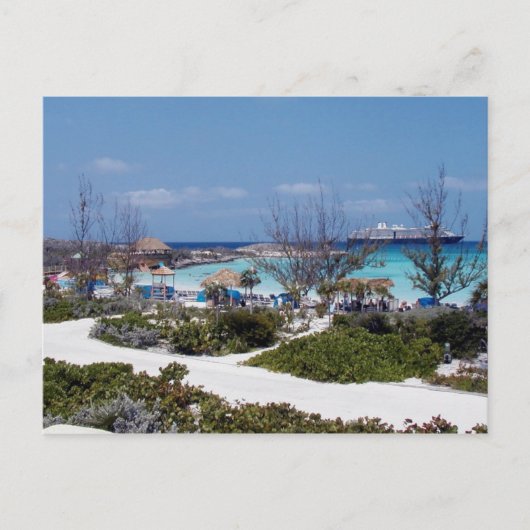 Bahamas Traumurlaub Postkarte (Vorderseite)