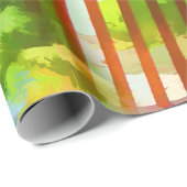 Bahamas Tropical Beach Scene Fotomuster Geschenkpapier (Rolleneckpunkt)