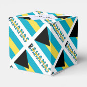 Bahamas und Bahamas Flagge Personalisiert geteert Geschenkschachtel (Rückseite)