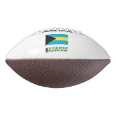 Bahamas und die bahamaische Flagge mit Ihrem Namen Football (Gedreht 270)