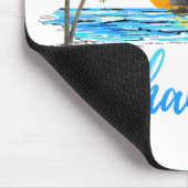 Bahamas Vacation Sailing Mousepad (Ecke)