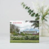 Bahamas Versailles Gardens Blick Postkarte (Stehend Vorderseite)