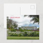 Bahamas Versailles Gardens Blick Postkarte (Vorne/Hinten)