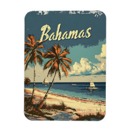 Bahamas Vintag Magnet