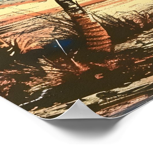 Bahamas Vintag Poster (Ecke)