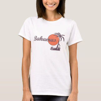 Bahamas Vintage abgetragene Damen T T-Shirt