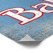 Bahamas Vintage Tauchmaske Poster (Ecke)