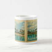 Bahamas Vintage Travel Kaffeetasse (Mittel)