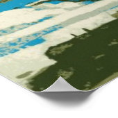 Bahamas Vintage Travel Poster (Ecke)