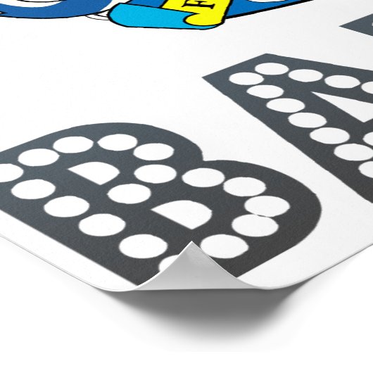 Bahamas-Wappen Poster (Ecke)