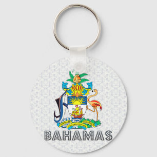 Bahamas-Wappen Schlüsselanhänger