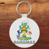 Bahamas-Wappen Schlüsselanhänger (Vorderseite)