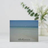 Bahamas Waters Postkarte (Stehend Vorderseite)