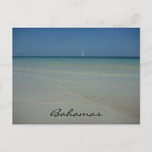 Bahamas Waters Postkarte (Vorderseite)