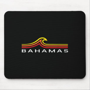 Bahamas Wellen Vintage Herren Damen Mädchen Jungen Mousepad