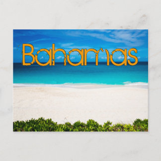 Bahamian Beach Postkarte