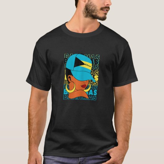 Bahamian Flag Clothing Bahamas Vacation Design Bah T-Shirt (Vorderseite)