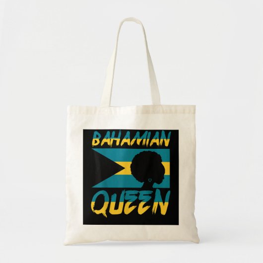 Bahamian Queen Bahamas Flag Pride Zuhause Country  Tragetasche (Vorne)