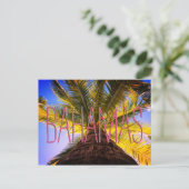 Bahamian Tree Postkarte (Stehend Vorderseite)