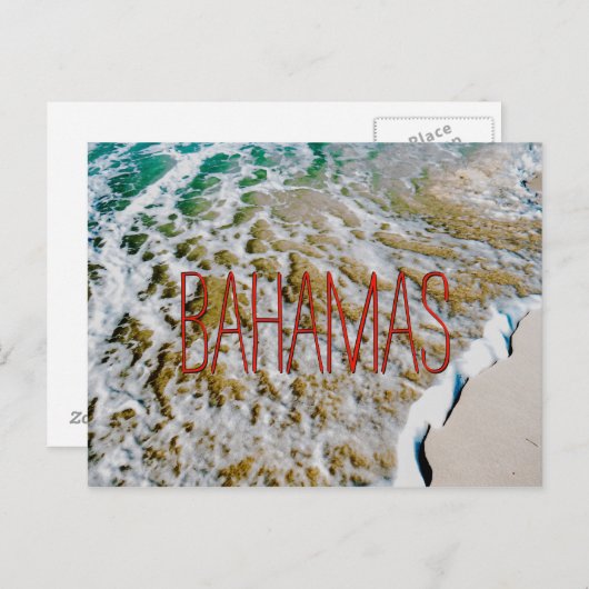 Bahamian Wave Postkarte (Vorne/Hinten)