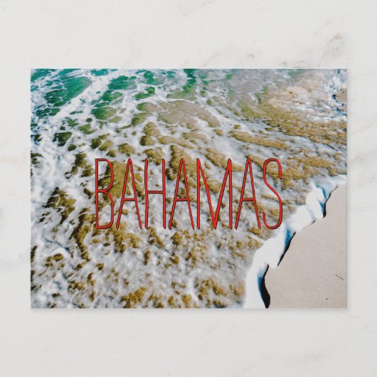 Bahamian Wave Postkarte (Vorderseite)