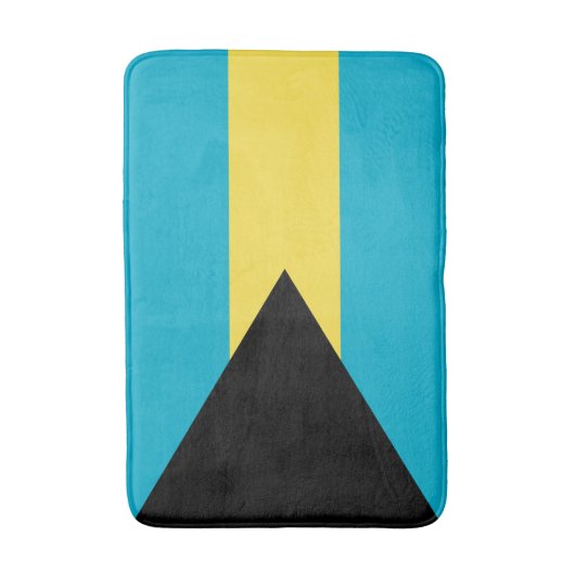 Bahamianische Flagge Badematte (Vorderseite Vertikal)